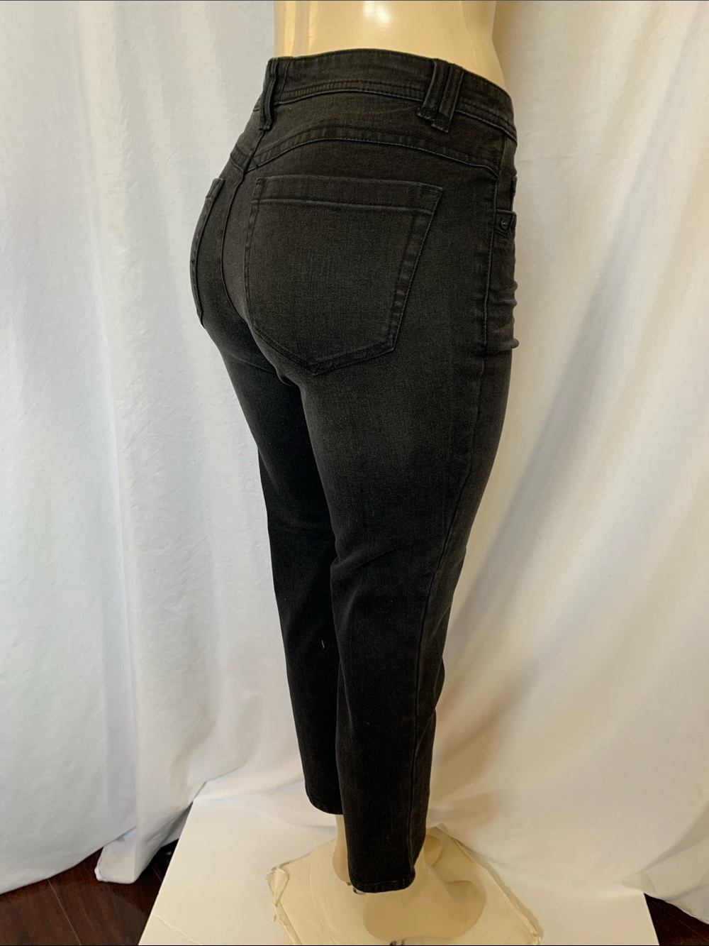 DEMOCRACY Women's Vintage Black Wash Size 6 High-Rise Skinny Jeans NWOT - Picture 5 of 8